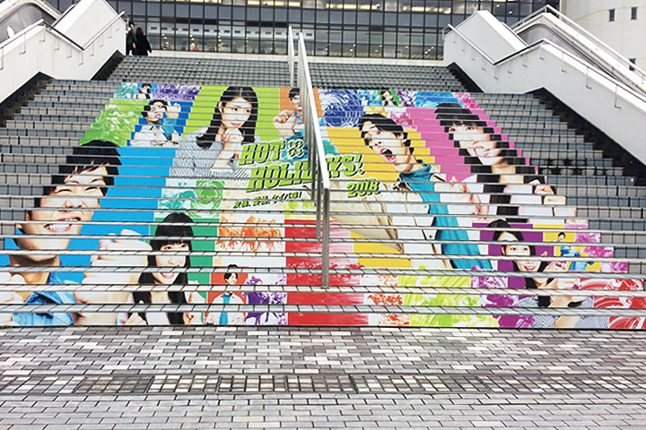 階段のデコレーション