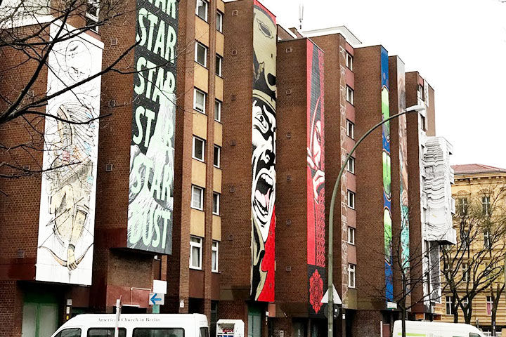 Urban Nation Museum近郊の作品