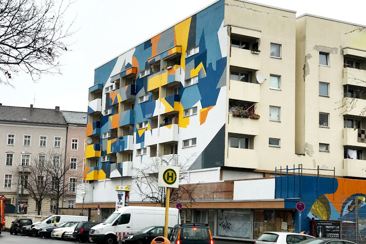 Urban Nation Museum近郊の作品