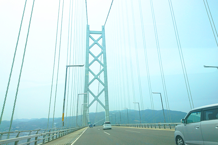 明石海峡大橋の風景